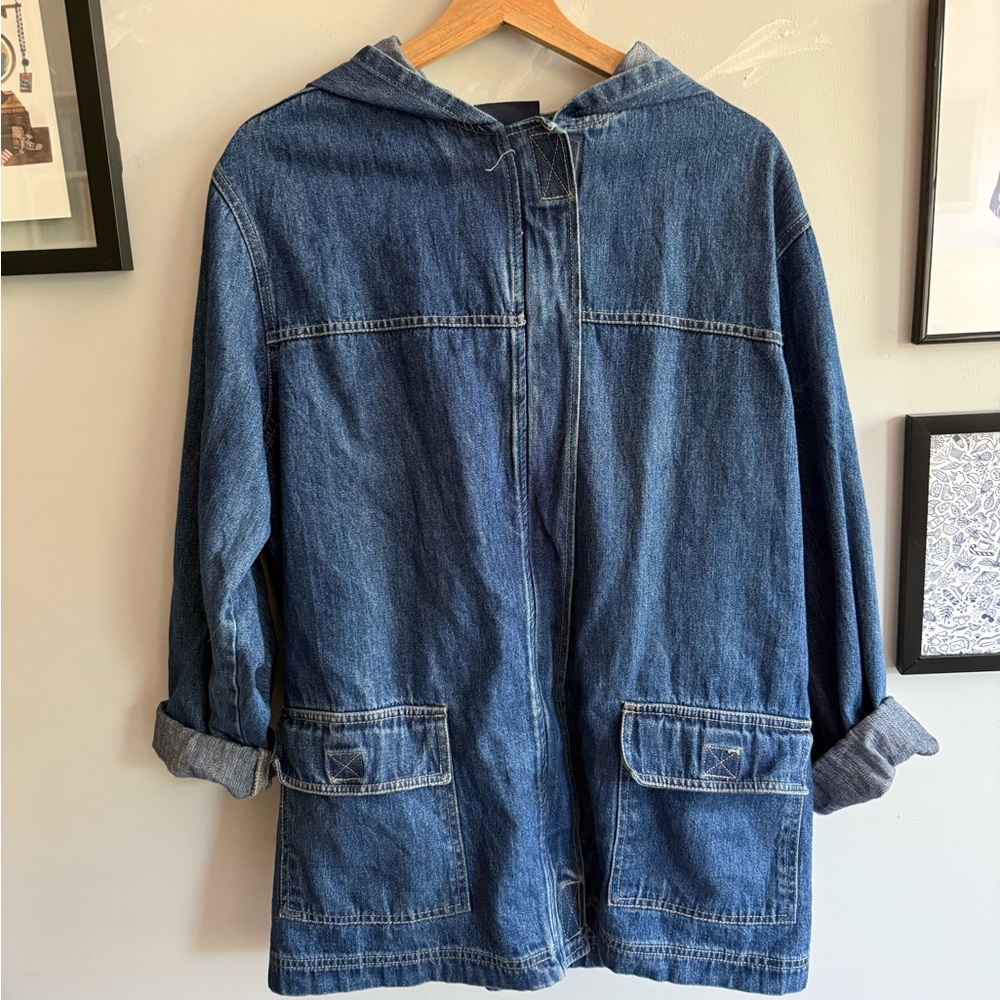 Denim Hooded Jacket